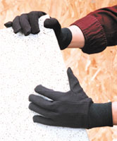 Gloves, Brown Jersey,Men'sPIP